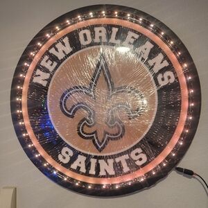 New Orleans Saints LED Wall Sign